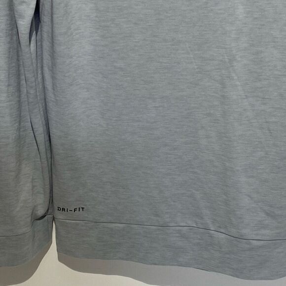 Nike Dri-Fit Men's Gray FGCU Florida Gulf Coast Light Hooded Shirt Size Medium - Picture 2 of 9